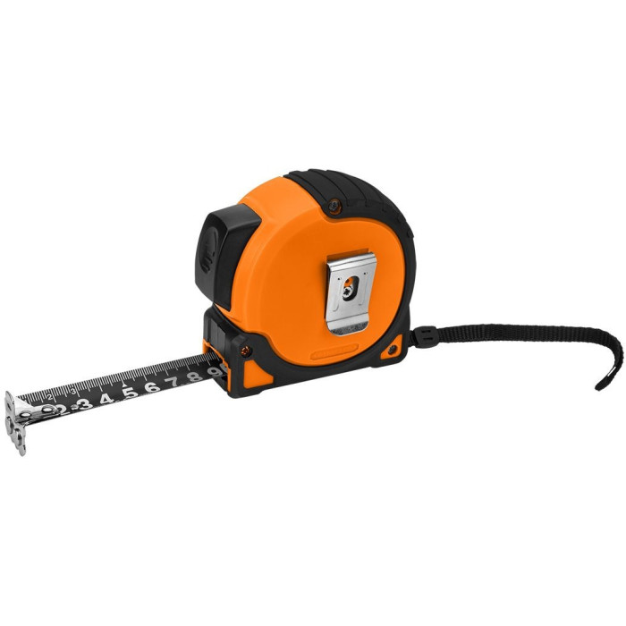 Рулетка Neo Tools Super Black, 5мx19мм, з фіксатором змотування, магніт (67-242)