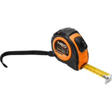 Рулетка Neo Tools, 5мx25мм, з фіксатором змотування (67-223)