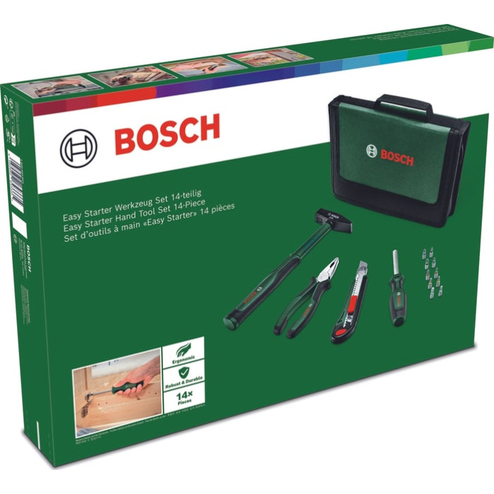 Набір інструментів Bosch Easy Starter, 14шт, універсальних (1600A02BY3)