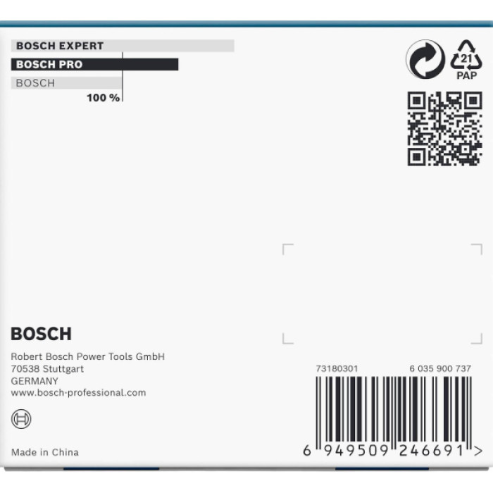 Набір ударних торцевих головок Bosch Professional Extra Deep 3шт 1/2