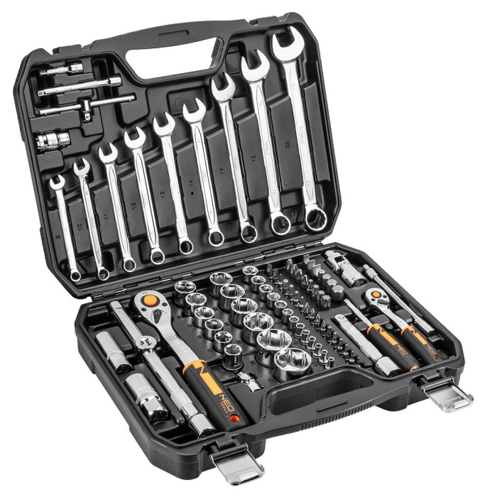 Neo Tools Набір інструментів, 82шт, 1/2