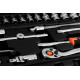 Neo Tools Набір інструментів, Набір торцевих головок, 46шт, 1/4