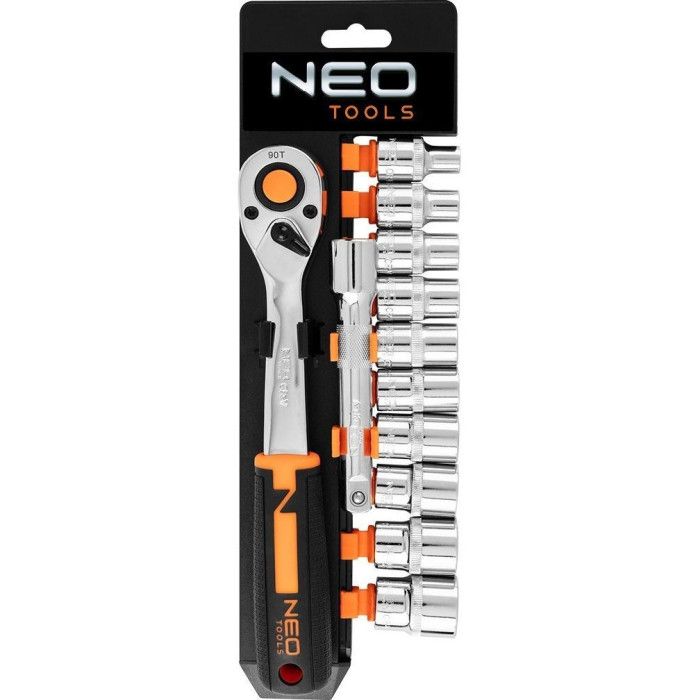 Neo Tools Набір торцевих головок, 12шт, 1/2