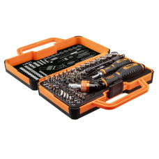 Neo Tools Набір біт з бітотримачем, 1/4", 69шт, 55 біт, 9 торцевих головок (06-116)