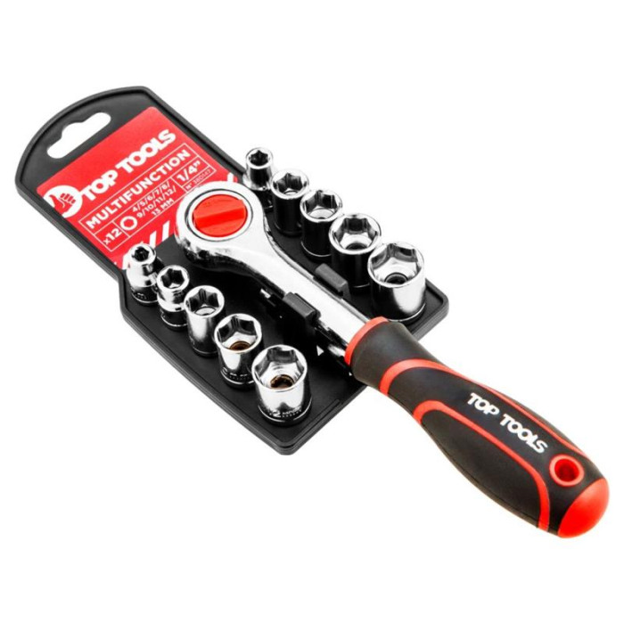 Top Tools Набір торцевих головок, 1/4