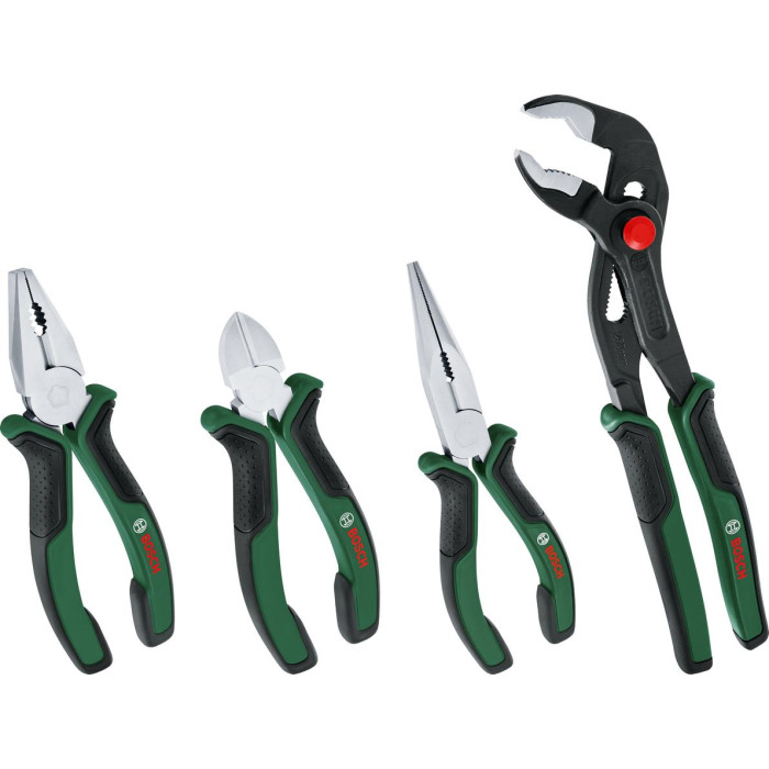 Набір шарнірно-губцевого інструменту Bosch, 4шт (1600A02W7K)