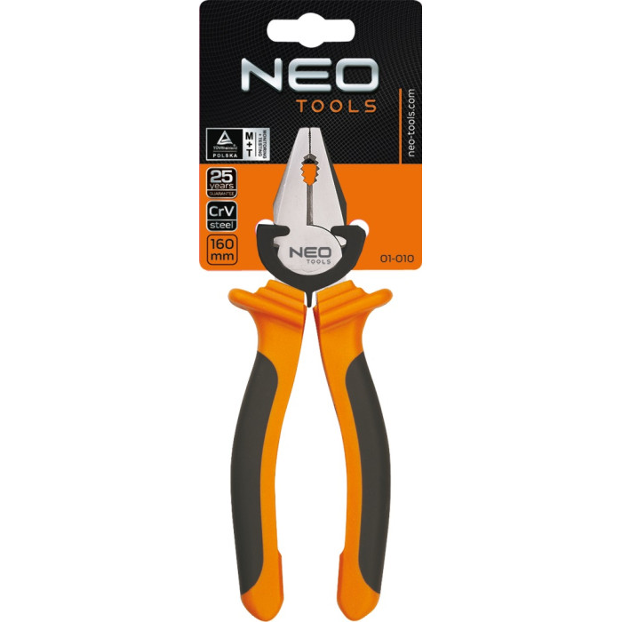 Neo Tools 01-010 Плоскогубцi комбiнованi, 160 мм (01-010)