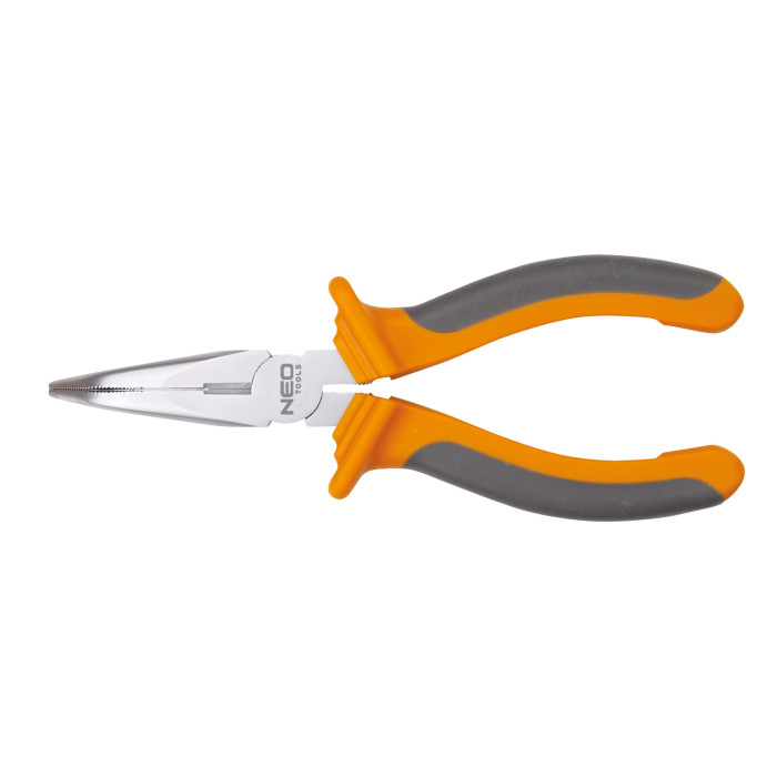 Neo Tools Плоскогубці подовжені вигнуті, 160мм, CrV (01-015)