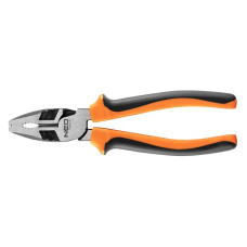 Neo Tools Плоскогубці комбіновані 40% FS, до 40% зменшення прикладених зусиль, 180мм, CrNi (01-152)