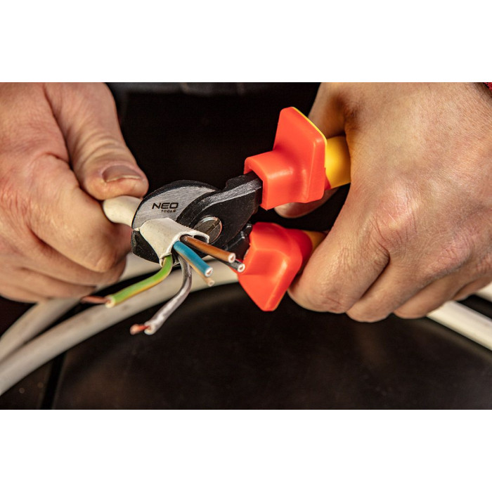 Neo Tools 01-233 Кабелеріз, 160 мм, 1000 В, полірований, CrV (01-233)