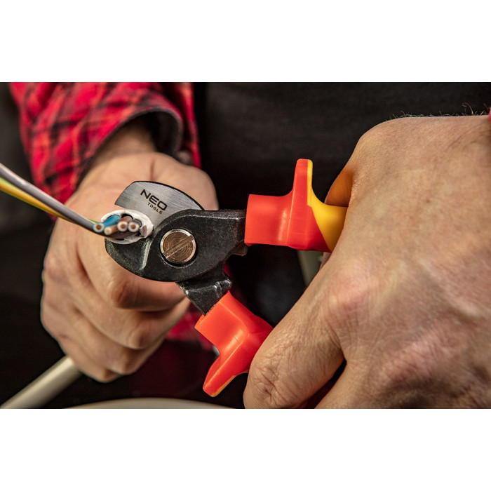 Neo Tools 01-233 Кабелеріз, 160 мм, 1000 В, полірований, CrV (01-233)