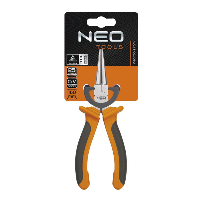 Neo Tools Круглогубці, 160мм, CrV (01-020)