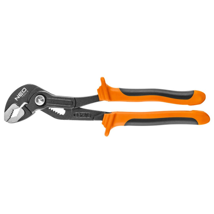 Кліщі переставні Neo Tools, 45°, робочий діапазон 0-36мм, 240мм (01-200)
