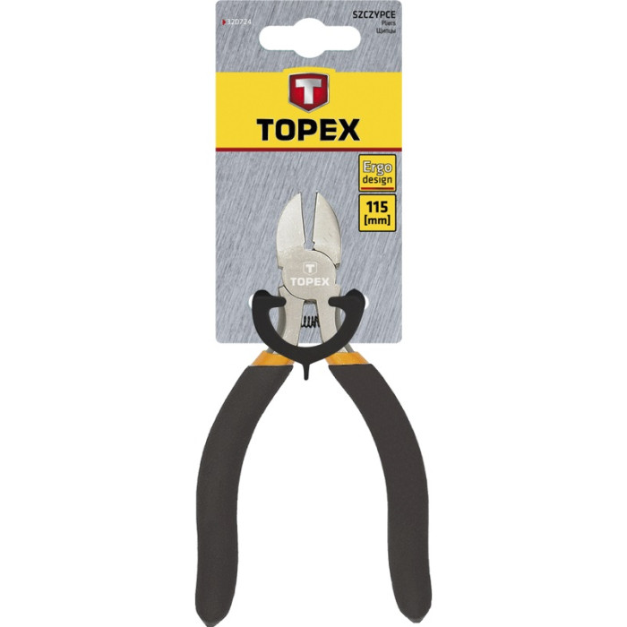Topex Кусачки-бокорізи, прецизійні, 115мм (32D724)