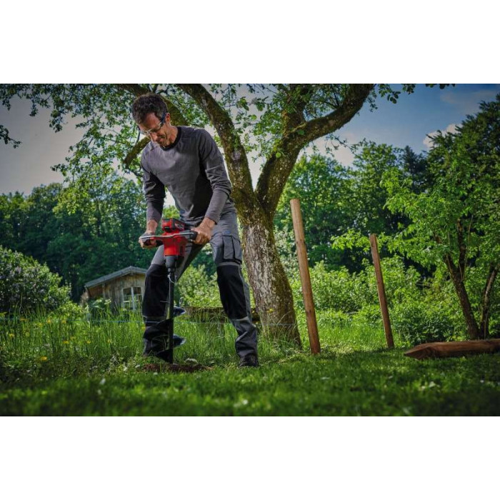 Einhell Грунтовий бур акумуляторний GP-EA 18/150 Li BL - Solo, 18В, PXC, 125 об/хв, бур 80/15 см (3437000)