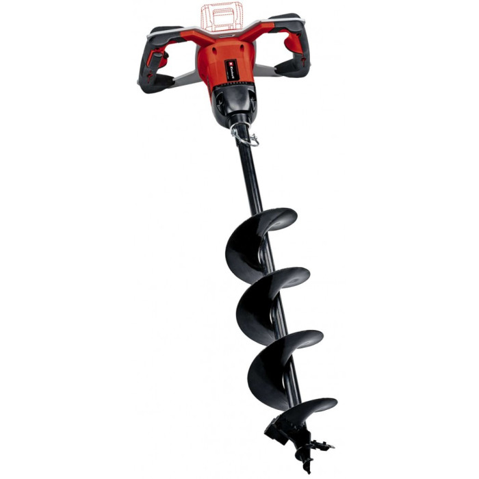 Einhell Грунтовий бур акумуляторний GP-EA 18/150 Li BL - Solo, 18В, PXC, 125 об/хв, бур 80/15 см (3437000)