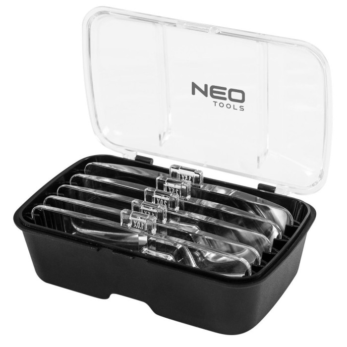 Neo Tools Збільшувальні лінзи, регулювання розміру голови, підсвічування 2xLED, 5 лінз (06-130)