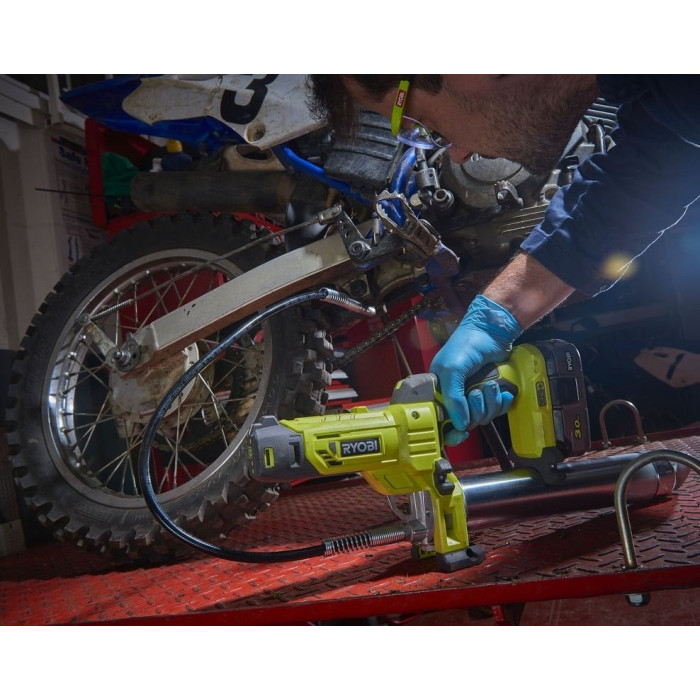 Ryobi Пістолет мастильний R18GG-0 акумуляторний 18В ONE+ 690бар без АКБ та ЗП (5133004643)