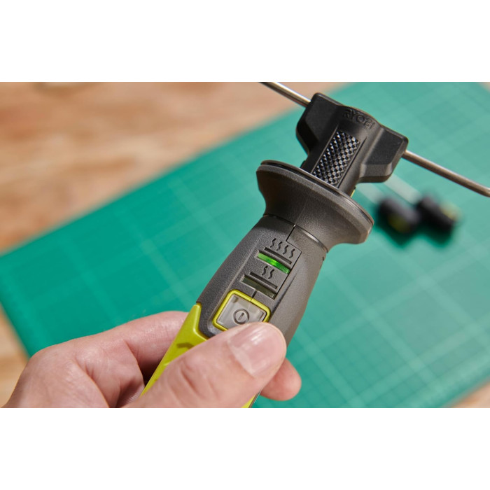 Ryobi Термоніж RHC4-120G акумуляторний 4В USB Lithium 450 градусів 5 змінних насадок АКБ 1х2Аг (5133006198)