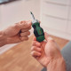 Викрутка Bosch з тріскачкою, 6 насадок, руків'я TPR (PZ1,PZ2,PH2,SL4,TX25,HEX5), 111мм, сталь CrV (1600A032UZ)