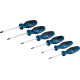 Викрутка Bosch Torx набір 6шт, T10х75, T15х75, T20x100, T25x100, T30x125, T40x125 мм (1600A01V09)