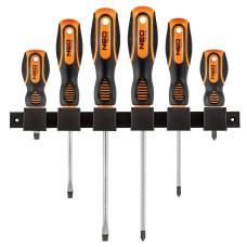 Neo Tools Викрутки набір 6шт, SL,PH, сталь CrV (04-193)