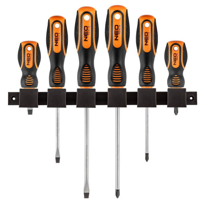 Neo Tools Викрутки набір 6шт, SL,PH, сталь CrV (04-193)