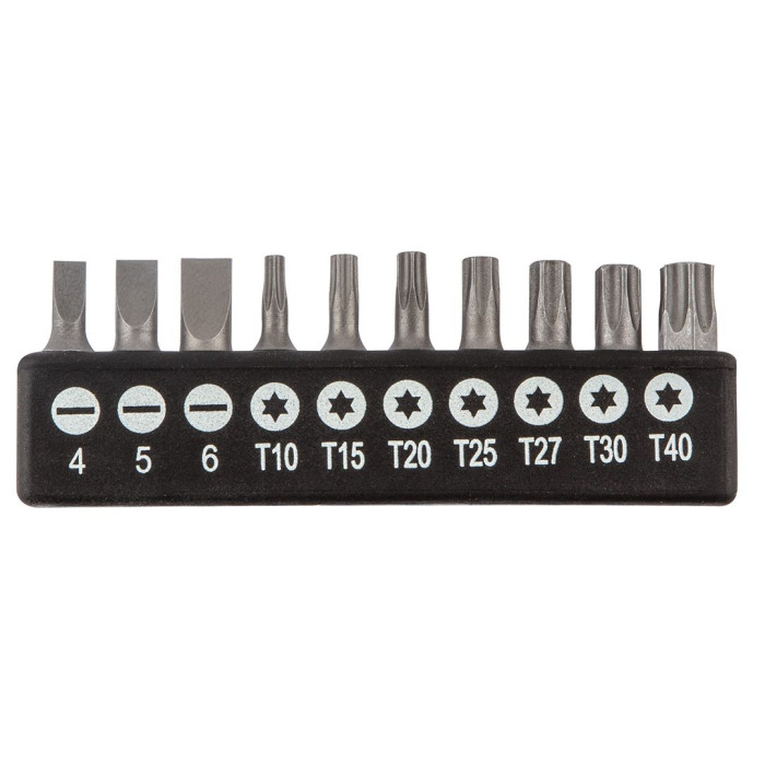 Neo Tools Викрутки, набір 14шт, 10 біт, SL,PH,Torx, сталь CrV (04-196)