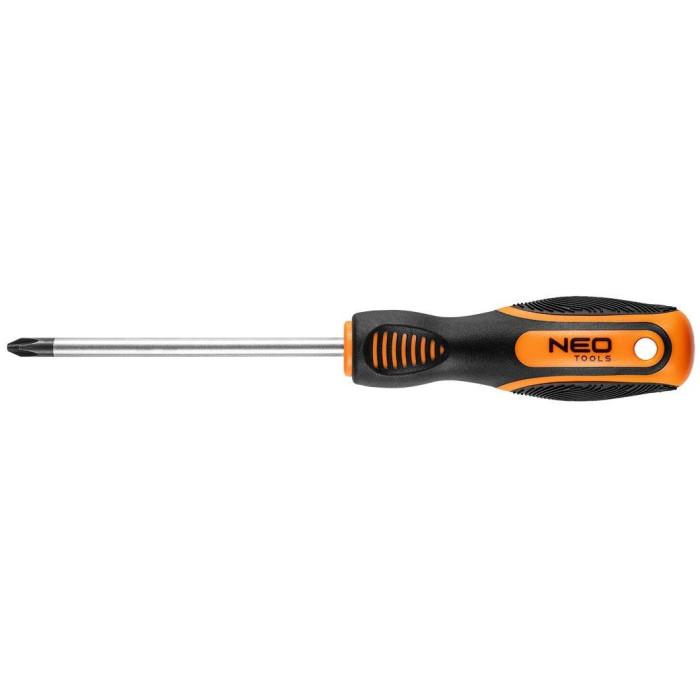 Neo Tools 04-180 Викрутка, хрестова, PH2 x 100 мм, CrV (04-180)