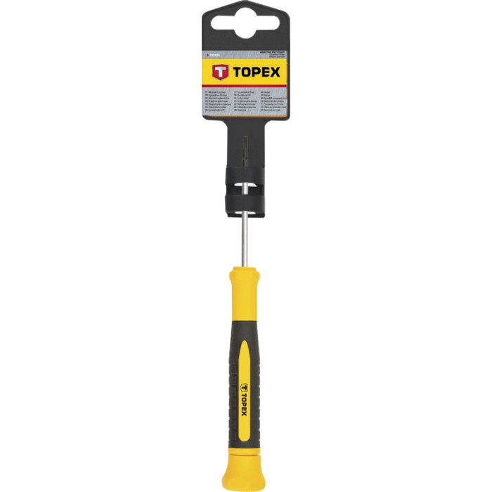 Topex Викрутка Torx, прецизійна, T5x50мм, сталь CrV (39D775)