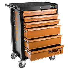 Neo Tools 84-221 Тележка для инструмента, 6 ящиков, (LxWxH) 680 x 460 x 1030 мм, грузоподъемность 280 кг, стальной корпус (84-221)