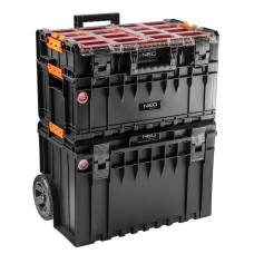 Neo Tools 84-278 Модульна система, на коліщатках, 3 модуля (2 бокси + органайзер) (84-278)