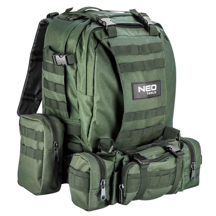 Neo Tools Рюкзак, 4в1, 40л, поліестер 600D, камуфляж (84-326)