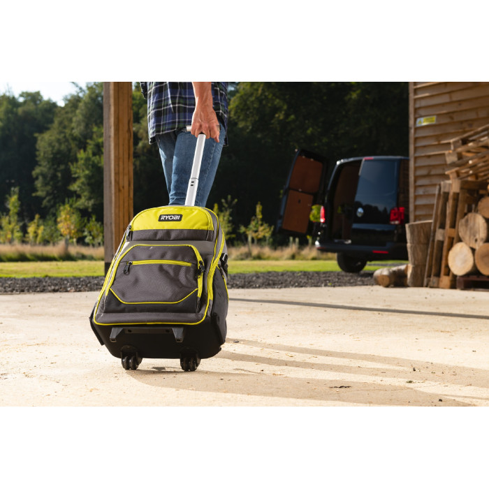 Ryobi Рюкзак для інструменту RSSBP2, 25л, на коліщатках, телескопічна ручка, поліестер 600D (5132005344)