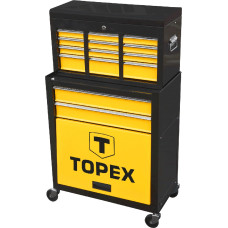 Topex Шафа-візок для інструменту, складається з 2 модулів 61.5х33х66 см та 60х26х34 см, висувні ящики, на колесах (79R500)