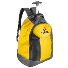 Topex 79R450 Рюкзак для инструмента, полиэстер, 25 внутр.карм, телеск. ручка, колеса, регулируемые лямки (79R450)