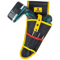 Topex Кобура для інструменту, кишеня для дриля або шуруповерта, 4 кишені для свердел (79R416)