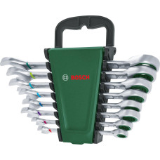 Ключі комбіновані Bosch, набір 8шт, 6-19мм (1600A027PS)
