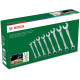 Ключі комбіновані Bosch, набір 8шт, 6-19мм (1600A027PS)