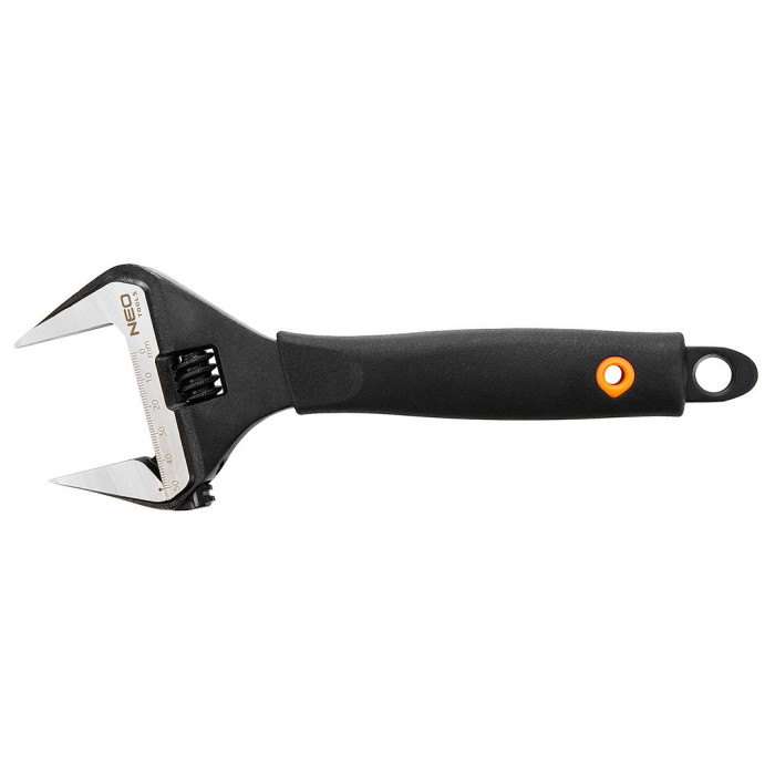 Neo Tools Ключ розвідний 250 мм, 0-50мм, сталь CrV, DіN 3117, прогумована рукоятка (03-016)
