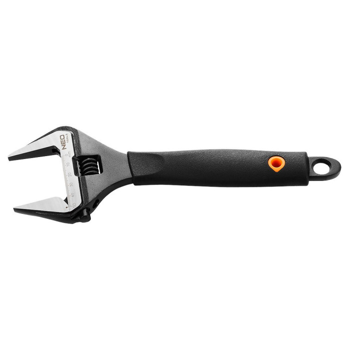 Neo Tools Ключ розвідний 250 мм, 0-50мм, сталь CrV, DіN 3117, прогумована рукоятка (03-016)