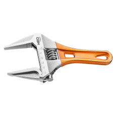 Neo Tools Ключ розвідний короткий 185 мм, робочий діапазон 0-53 мм (03-022)