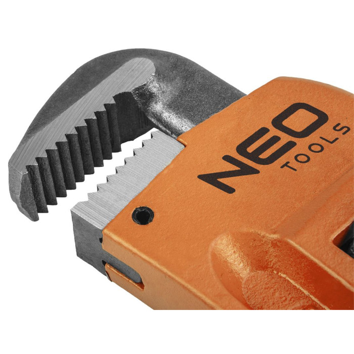 Ключ трубний Neo Tools Stillson, робочий діапазон 0-65мм, 450мм (02-418)