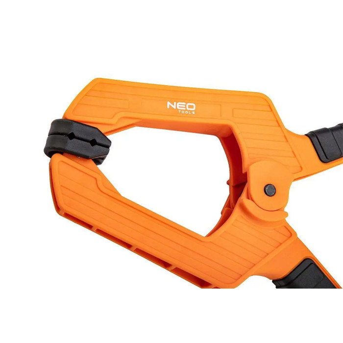 Струбцина Neo Tools, затискач пружинний, пластик, 100мм (45-523)
