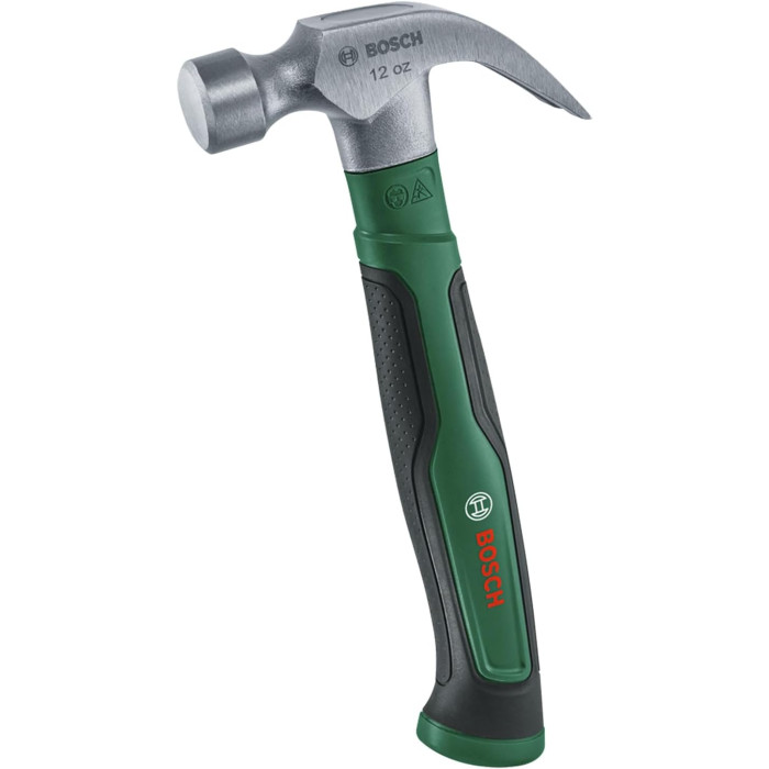 Молоток слюсарний Bosch 340г 24.2см руків'я скловолокно (1600A02W7X)