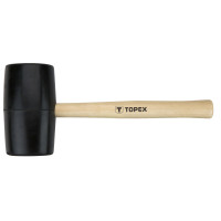 Topex 02A347 Киянка гумова 72 мм, 900 г, рукоятка дерев'яна (02A347)