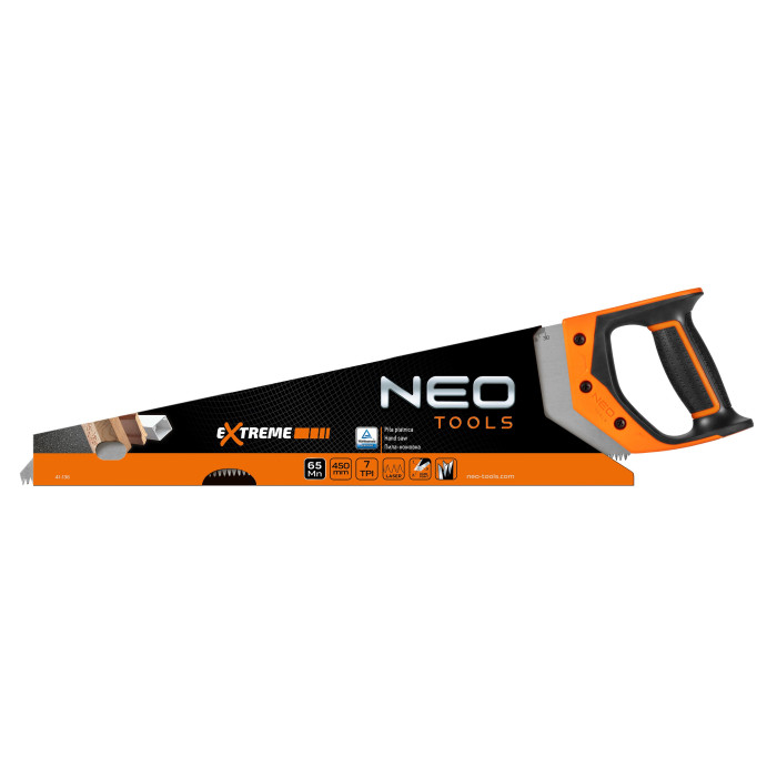 Ножівка по дереву Neo Tools Extreme, 450мм, 7TPI (41-136)