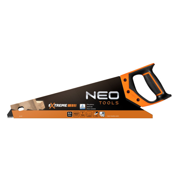 Neo Tools Ножівка по дереву Extreme, 400мм, 7TPI, PTFE (41-111)