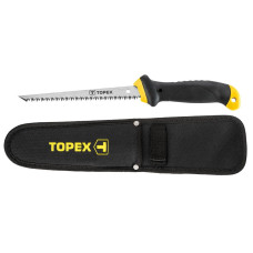 Topex 10A717P Ножівка по гіпсокартону, 150 мм, 8TPI, чохол (10A717P)