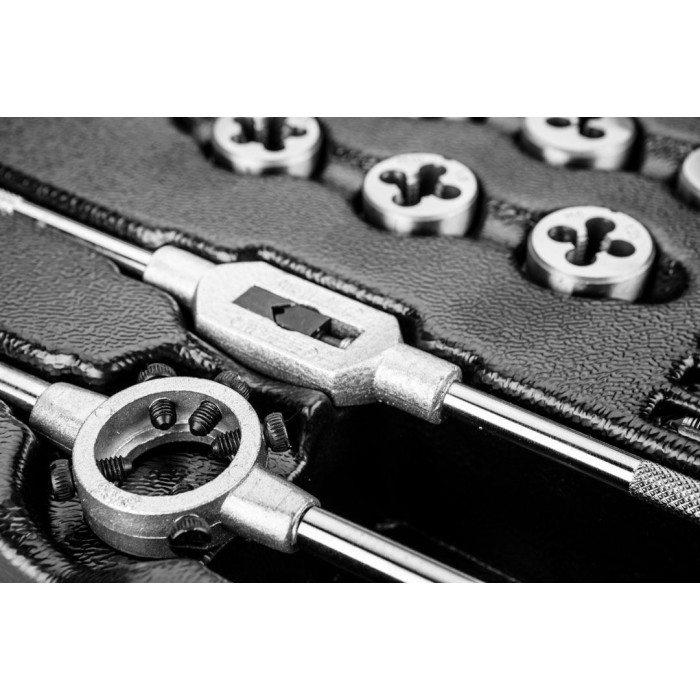 Neo Tools Плашки та мітчики, набір 31шт, M3-M12 (84-246)